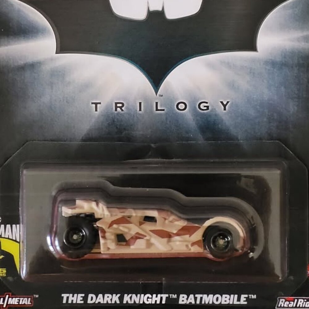 2024 HOT WHEELS, PREMIUM REAL RIDERS, THE DARK KNIGHT BATMOBILE, MINT!!!